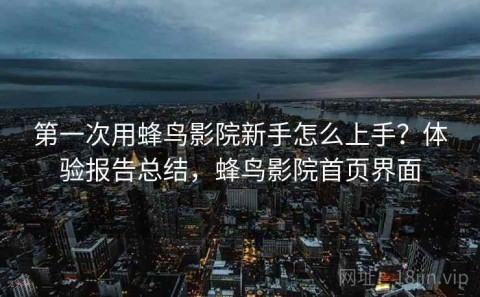 第一次用蜂鸟影院新手怎么上手？体验报告总结，蜂鸟影院首页界面