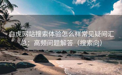 白虎网站搜索体验怎么样常见疑问汇总：高频问题解答（搜索向）