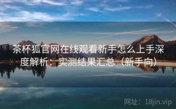 茶杯狐官网在线观看新手怎么上手深度解析：实测结果汇总（新手向）