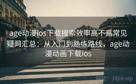 age动漫ios下载搜索效率高不高常见疑问汇总：从入门到熟练路线，age动漫动画下载ios