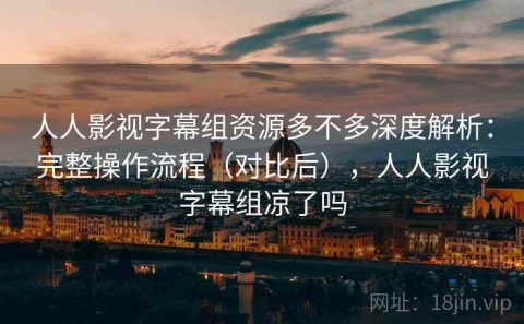 人人影视字幕组资源多不多深度解析：完整操作流程（对比后），人人影视字幕组凉了吗