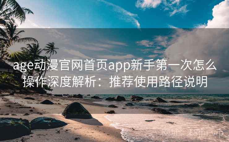 age动漫官网首页app新手第一次怎么操作深度解析：推荐使用路径说明