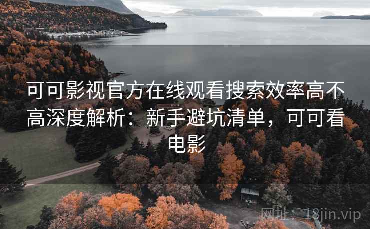 可可影视官方在线观看搜索效率高不高深度解析：新手避坑清单，可可看电影
